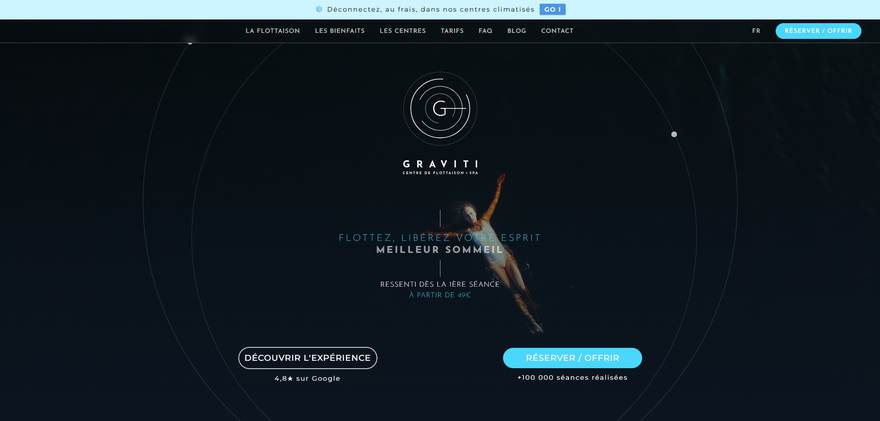 Le site Graviti